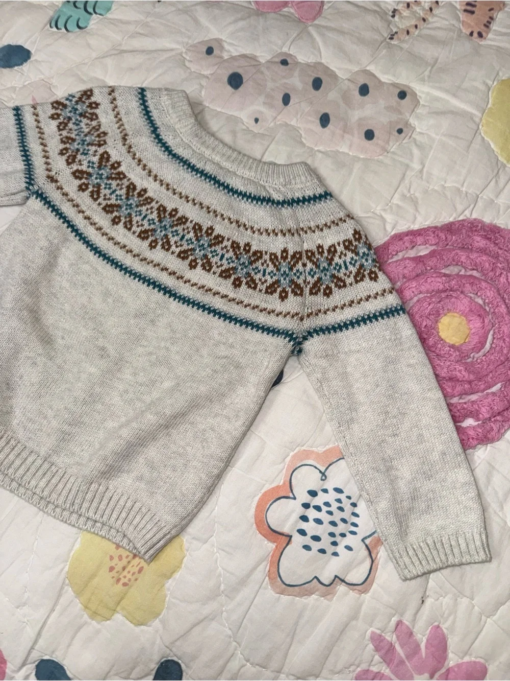 Carter’s Fair Isle Sweater – Size 18 Months